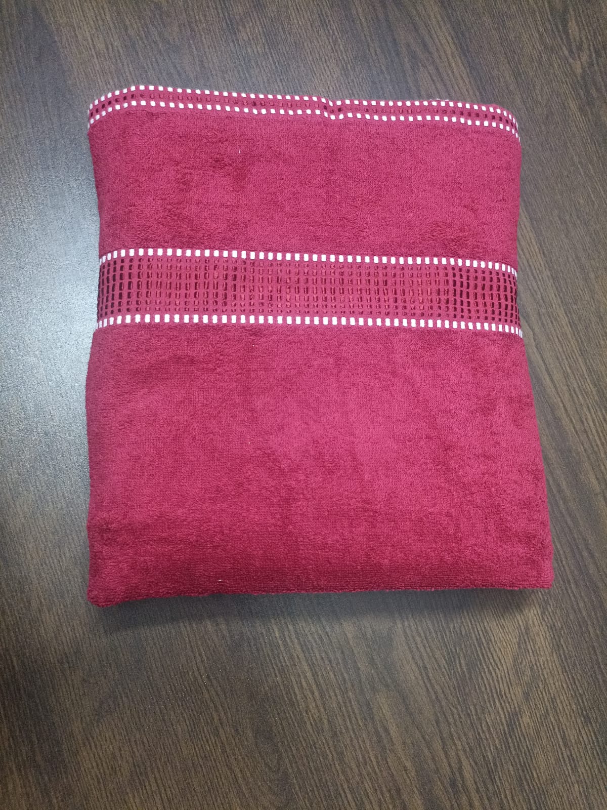 Bath Towel Maroon 70 X 140 CM