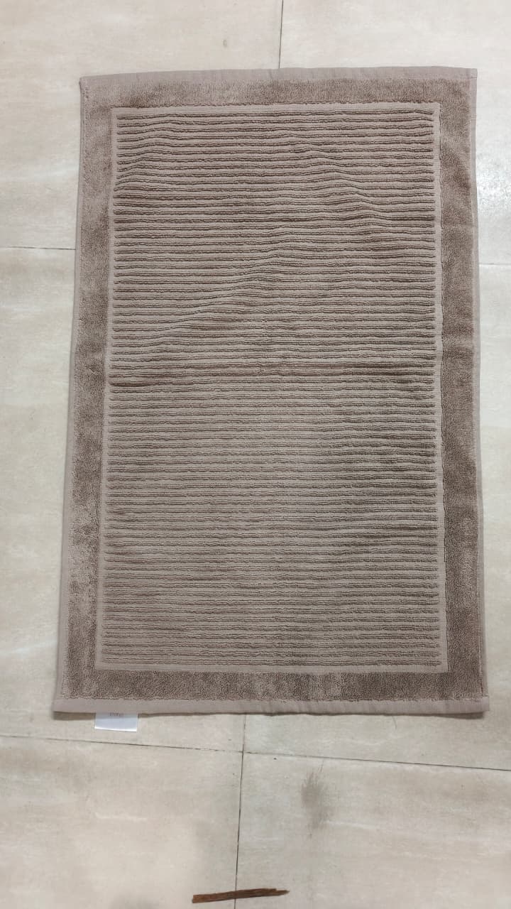 Ribbed Cotton Bath Mat