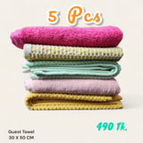 Assorted Guest Towel (5 Pcs)