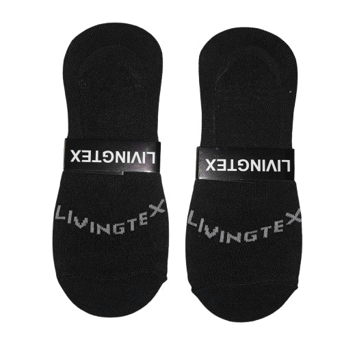 No Show Socks 4 Pair ( Black )