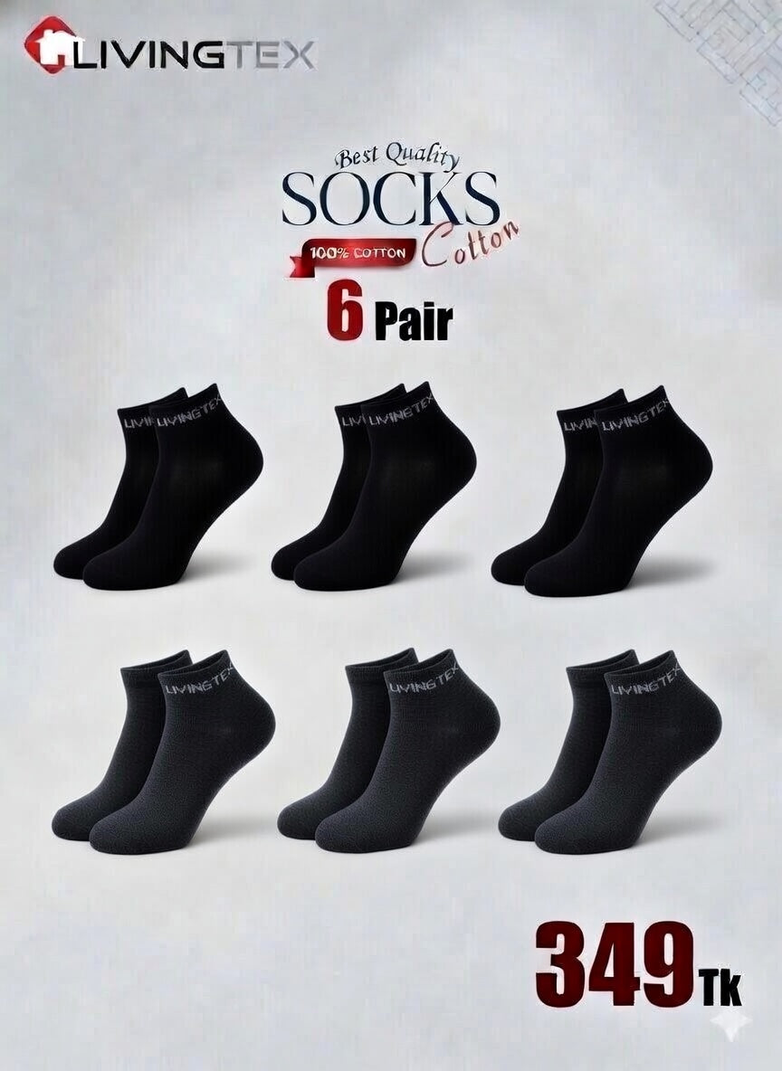 6 Pair Socks