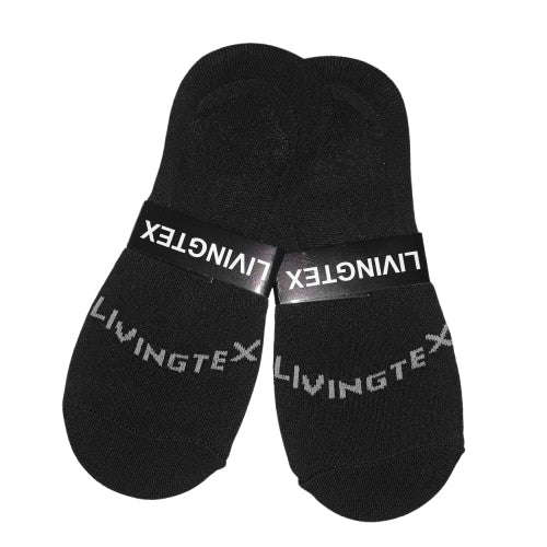No Show Socks 4 Pair ( Black )