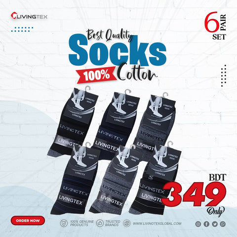 6 Pair Socks