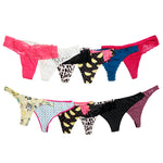 12 PCS LADIES UNDERWEAR THONG