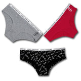 3 PC's Assorted/ Random Design Women Sexy Panties Soft Cool Underwear