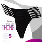 5 Pcs Ladies Underwear Thong