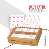 10 Pcs baby Katha Set ;80 x 80 cm