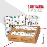 10 Pcs baby Katha Set; 80 x 80 cm