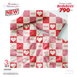 100% Cotton King Size Bedsheet (𝐍𝐄𝐖 𝐀𝐑𝐑𝐈𝐕𝐀𝐋)