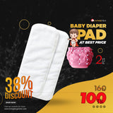 Two picese  Baby's Washable Diapers Pad