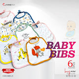 Soft Cotton Bibs for Baby-Assorted