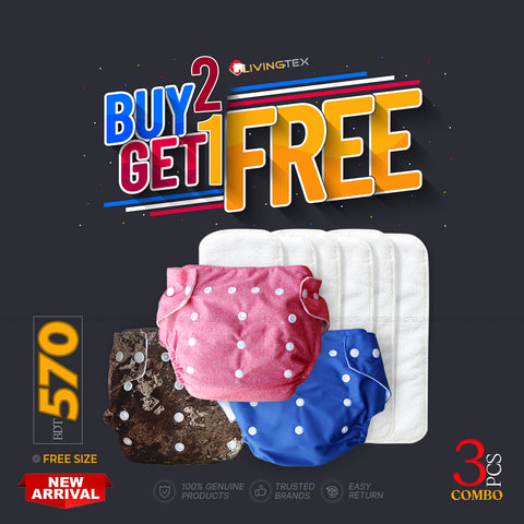Baby Diapers Buy 2 get 1 offer pack