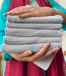 5 PCs Hand Towel (Gray)