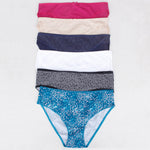 6 PC's Assorted/ Random Design Women Sexy Panties Soft Cool Underwear