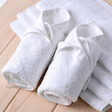 6 Pc's White Towel with Two White Bath Robe