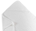 Organic Cotton White Baby Towel