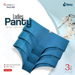 Hot & Sexy Ladies Blue Panties 3 Pcs Set