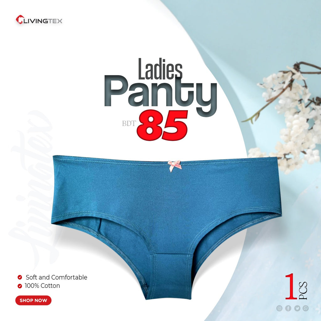 Hot & Sexy Ladies Blue Single pcs Panty panty -Livingtex