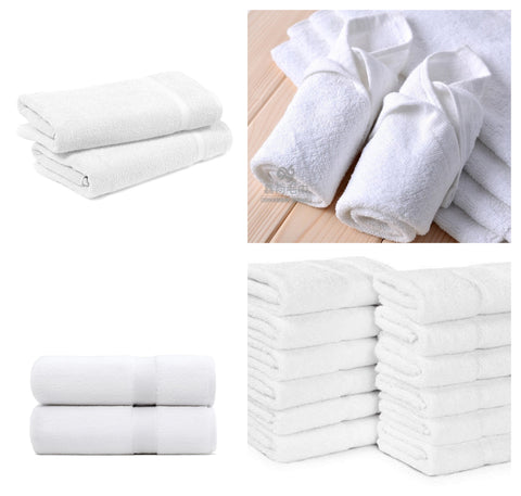 12 Pc's White Towel Set